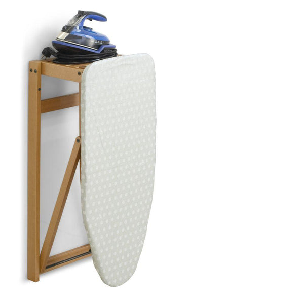Stirojolly Wall Mounted Ironing Board Cherry Wood