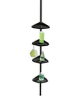 Telescopic Corner Shower Caddy Black - BATHROOM - Shower Caddies - Soko and Co