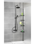 Telescopic Corner Shower Caddy Black - BATHROOM - Shower Caddies - Soko and Co
