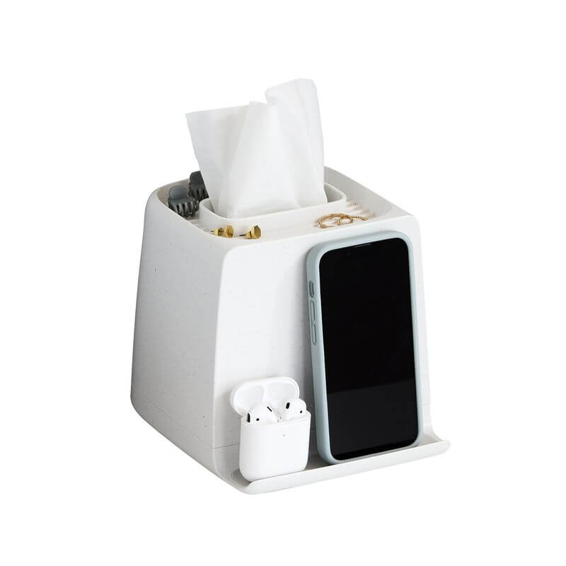 The Ledge Tissue Holder Cube - BATHROOM - Makeup Storage - Soko and Co