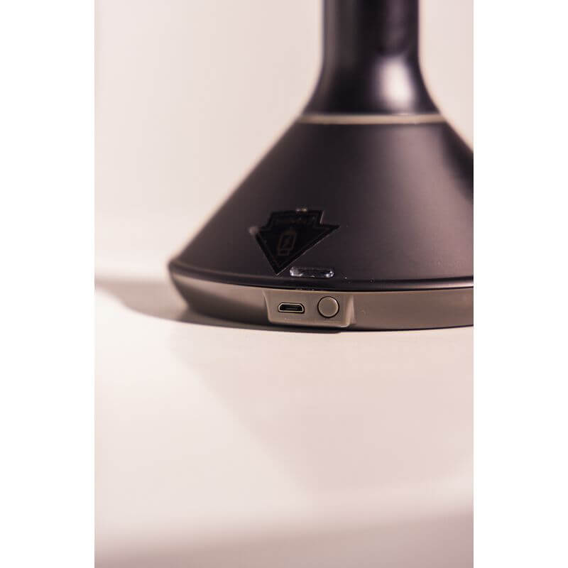 The Opal Freestanding LED 5x Magnified Mirror Black - BATHROOM - Mirrors - Soko and Co