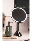 The Opal Freestanding LED 5x Magnified Mirror Gun Metal - BATHROOM - Mirrors - Soko and Co