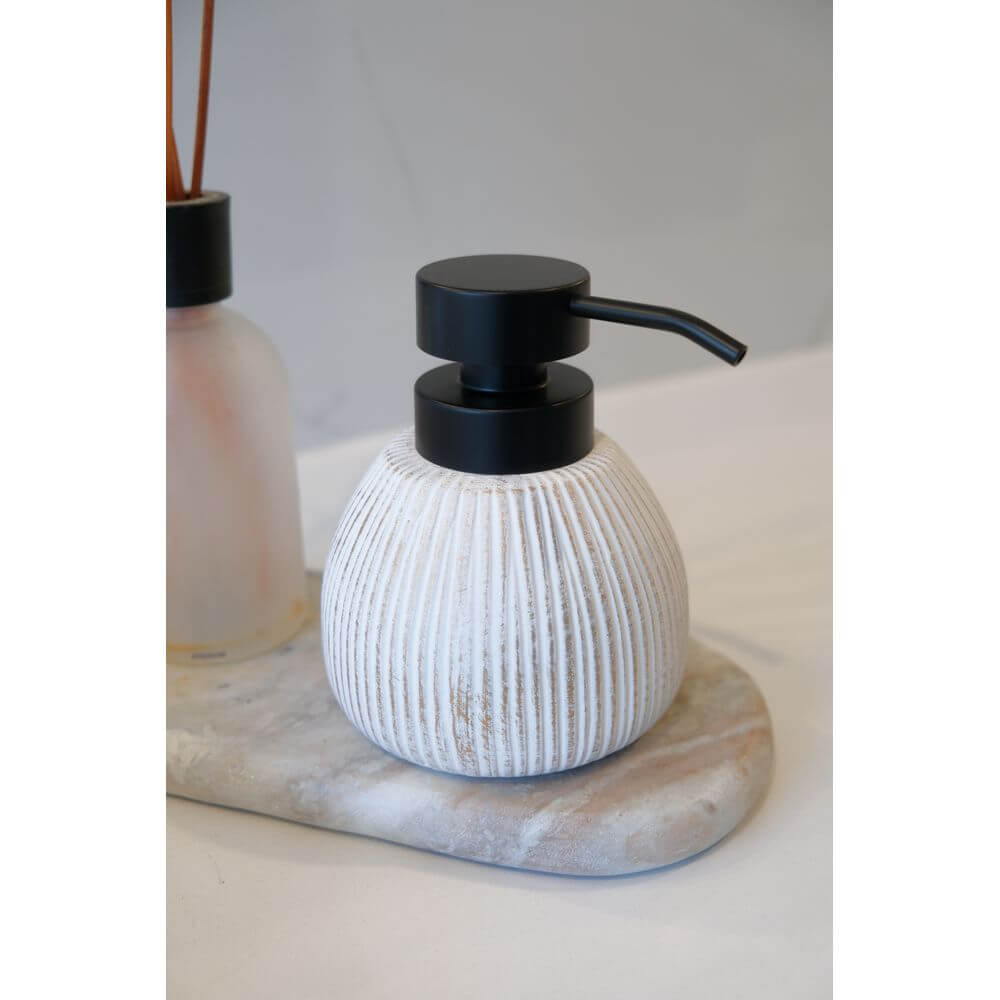 Tornano Ceramic 3 Piece Bathroom Accessories Set Gold - BATHROOM - Bathroom Accessory Sets - Soko and Co