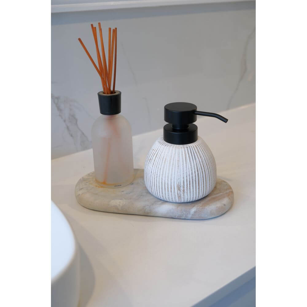 Tornano Ceramic Soap Dispenser Gold - BATHROOM - Soap Dispensers and Trays - Soko and Co