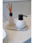 Tornano Ceramic Soap Dispenser Gold - BATHROOM - Soap Dispensers and Trays - Soko and Co