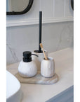 Tornano Ceramic Toilet Brush Gold - BATHROOM - Toilet Brushes - Soko and Co