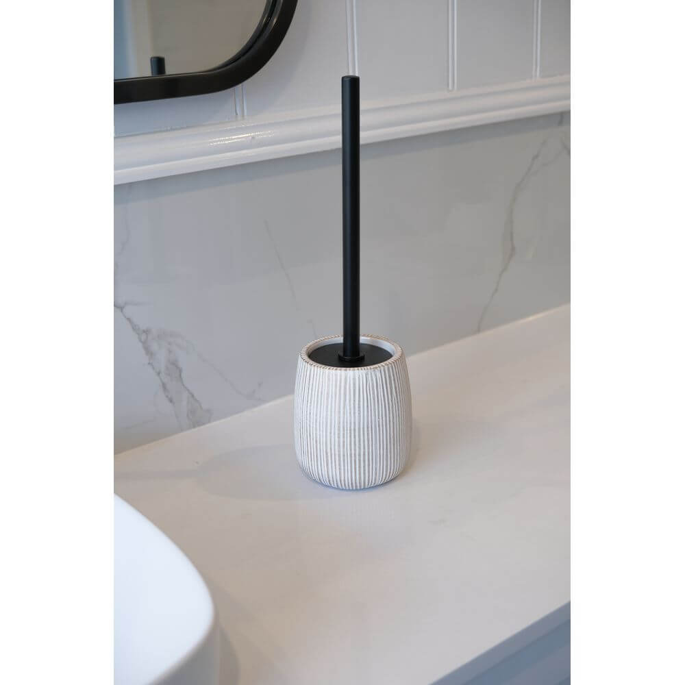 Tornano Ceramic Toilet Brush Gold - BATHROOM - Toilet Brushes - Soko and Co