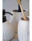 Tornano Ceramic Toilet Brush Gold - BATHROOM - Toilet Brushes - Soko and Co