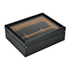 Urburn 6 Compartment Watch Box Black - WARDROBE - Jewellery Storage - Soko and Co
