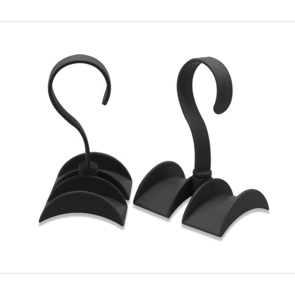 Urburn Set of 2 Handbag Closet Hooks Black