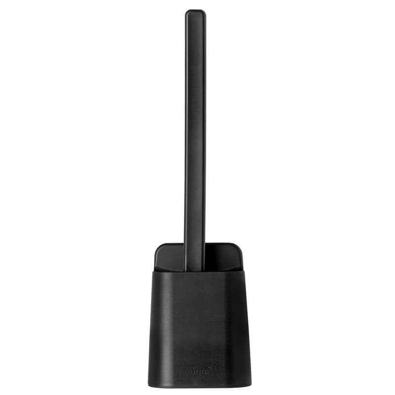 Vigar Essential Eco Wall Mounted Toilet Brush Black - BATHROOM - Toilet Brushes - Soko and Co