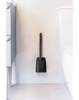 Vigar Essential Eco Wall Mounted Toilet Brush Black - BATHROOM - Toilet Brushes - Soko and Co