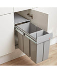 Wesco 30L Double Pull Out Cupboard Bin - KITCHEN - Bins - Soko and Co