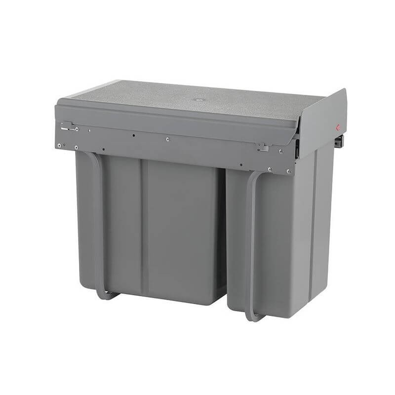 Wesco 30L Double Pull Out Cupboard Bin - KITCHEN - Bins - Soko and Co