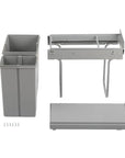 Wesco 30L Double Pull Out Cupboard Bin - KITCHEN - Bins - Soko and Co