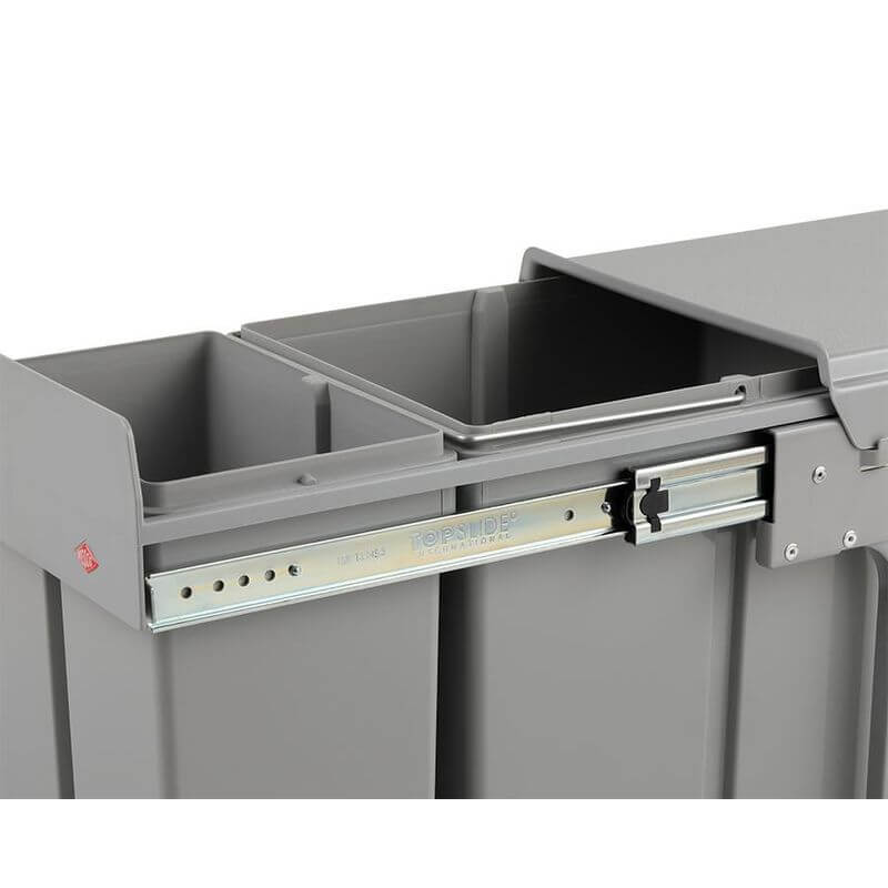 Wesco 32L Double Pull Out Cupboard Bin - KITCHEN - Bins - Soko and Co