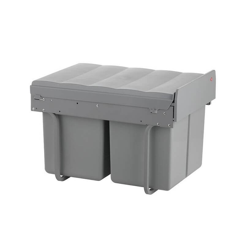 Wesco 32L Double Pull Out Cupboard Bin - KITCHEN - Bins - Soko and Co