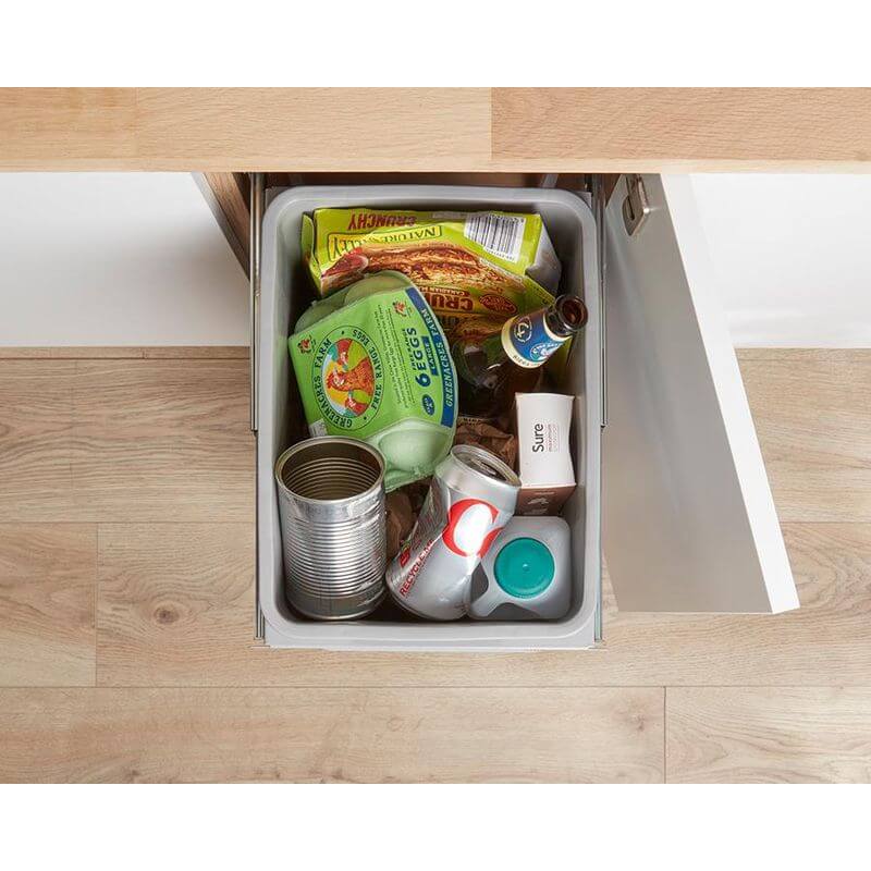 Wesco 32L Single Pull Out Cupboard Bin - KITCHEN - Bins - Soko and Co