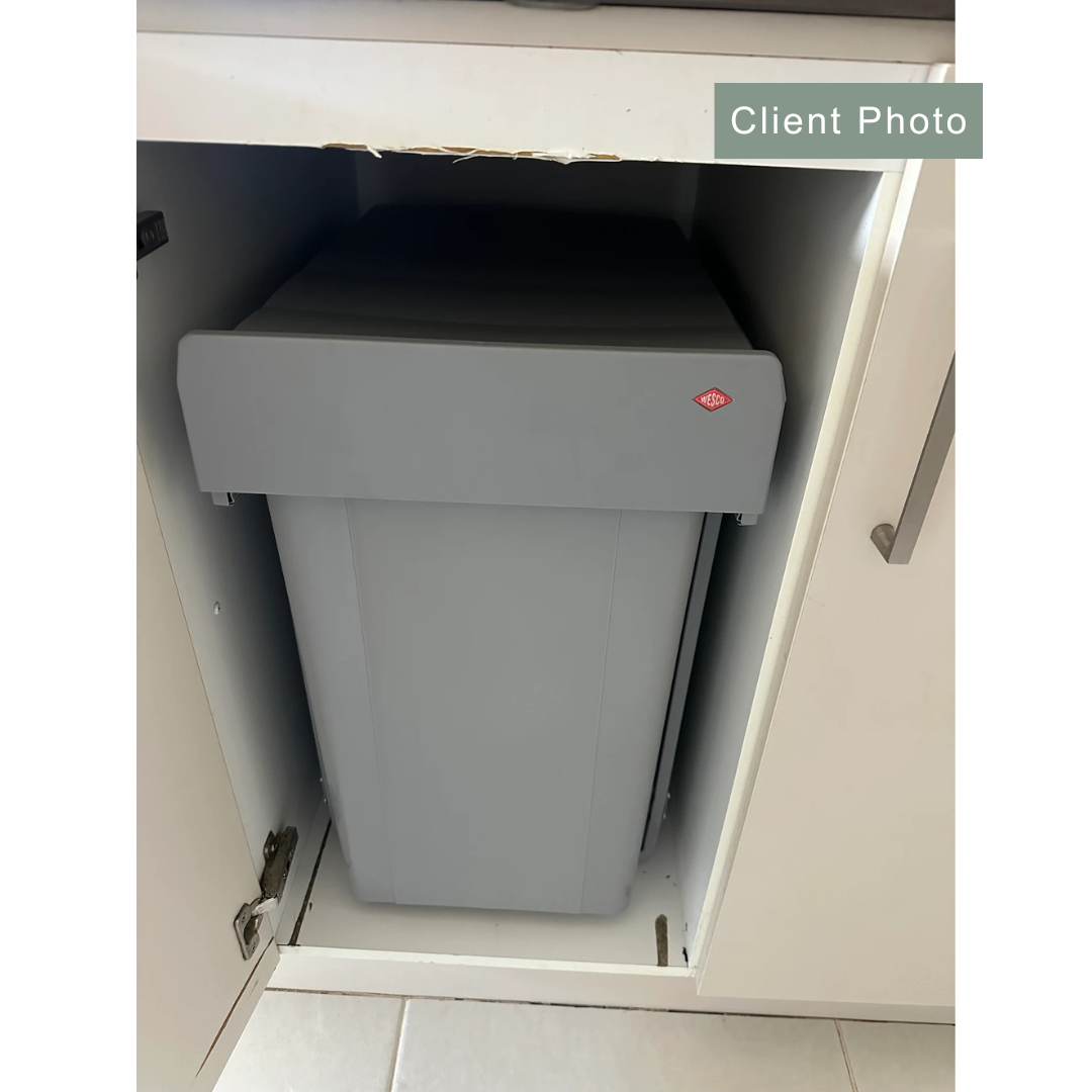 Wesco 64L Double Pull Out Cupboard Bin - KITCHEN - Bins - Soko and Co