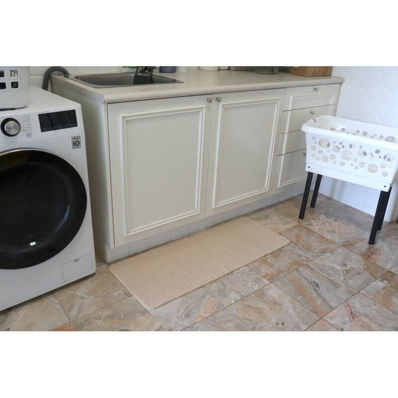 White Magic Non-slip Shower Mat Latte - BATHROOM - Safety - Soko and Co