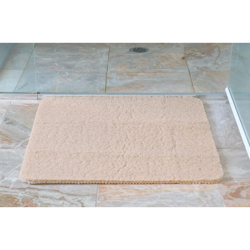 White Magic Non-slip Shower Mat Square Latte - BATHROOM - Safety - Soko and Co