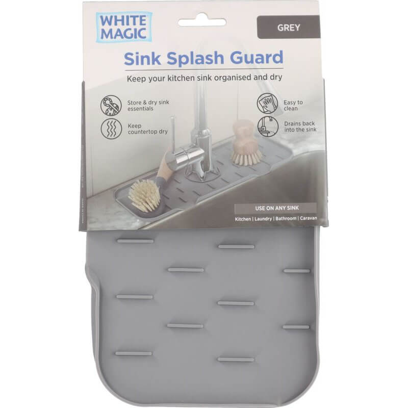 White Magic Sink Splash Guard Grey - KITCHEN - Sink - Soko and Co