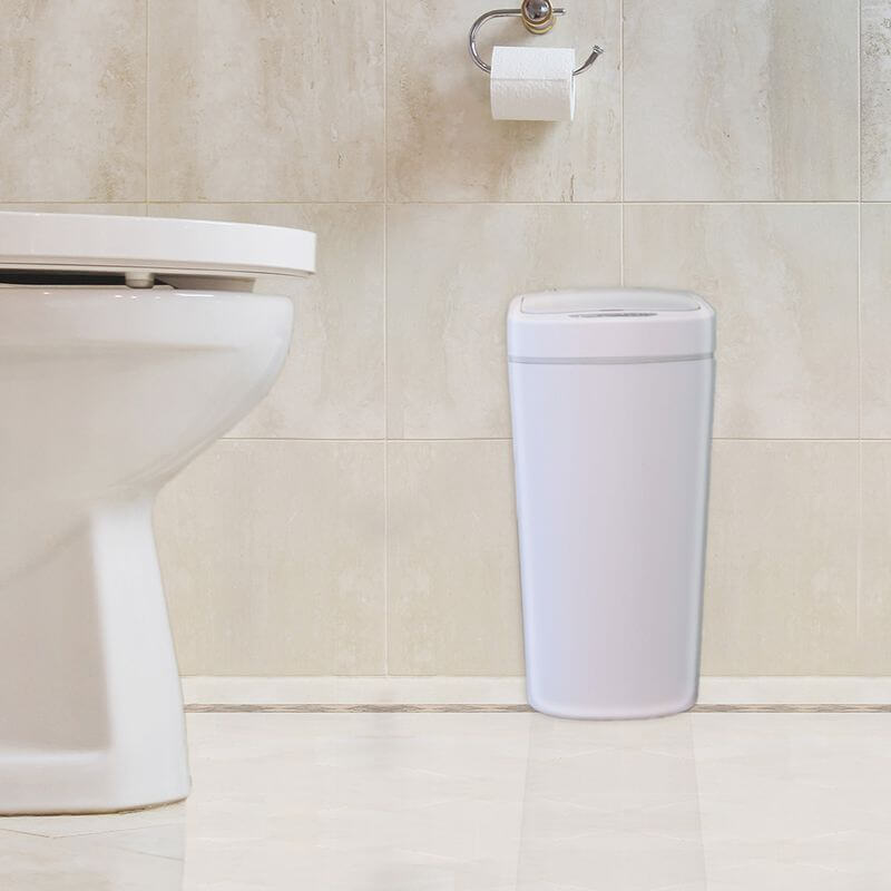 White Magic Smart Bathroom Bin White - BATHROOM - Bins - Soko and Co