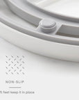 Youcopia Crazy Susan Divided Turntable White - KITCHEN - Shelves and Racks - Soko and Co
