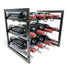 12 Bottle Slim Stackable Wine Rack Matte Black - WINE - Wine Racks - Soko and Co