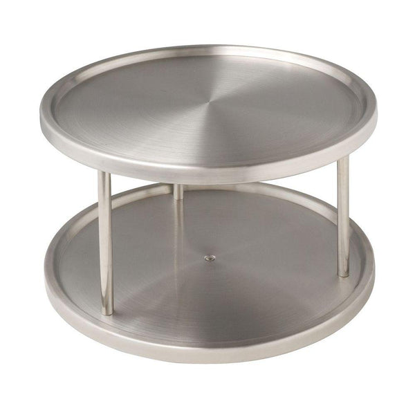 2 Tier Stainless Steel Turntable