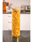 2L Round Glass Pantry Container with Bamboo Lid - KITCHEN - Food Containers - Soko and Co