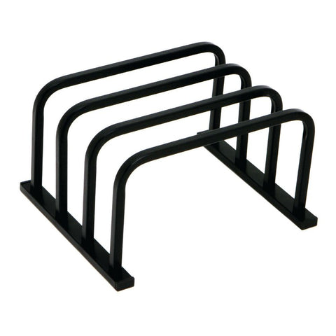 3 Section Chopping Board Holder Matte Black