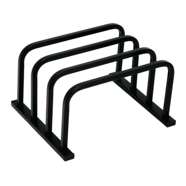 3 Section Chopping Board Holder Matte Black
