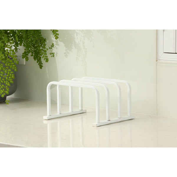 3 Section Chopping Board Holder White