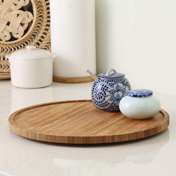 35cm Bamboo Turntable