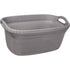 37L Knitted Laundry Basket Grey - LAUNDRY - Baskets and Trolleys - Soko and Co
