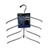 4 Tier Poly Coated Shirt Hanger Black - WARDROBE - Clothes Hangers - Soko and Co