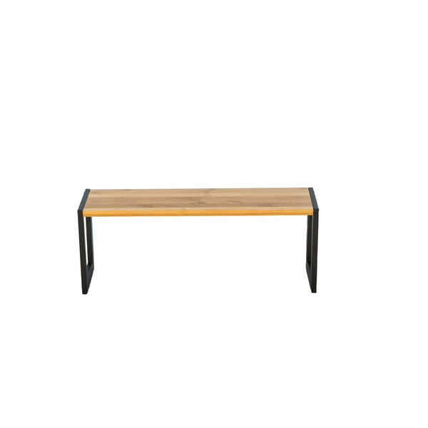 45cm Narrow Bamboo Pantry Shelf Matte Black