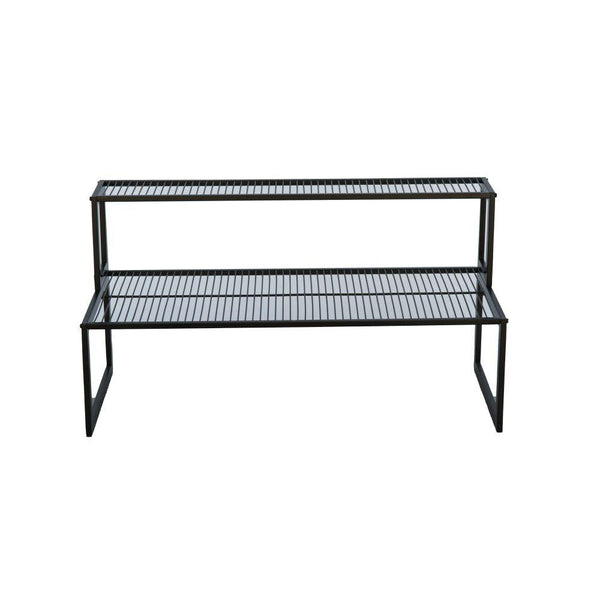 45cm Narrow Pantry Shelf Matte Black