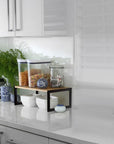 45cm Wide Bamboo Pantry Shelf Matte Black - KITCHEN - Shelves and Racks - Soko and Co