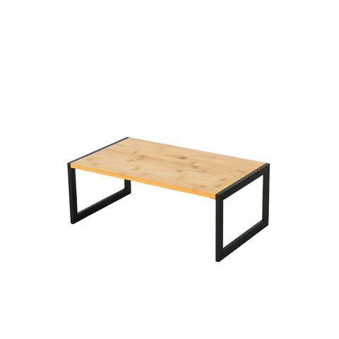 45cm Wide Bamboo Pantry Shelf Matte Black