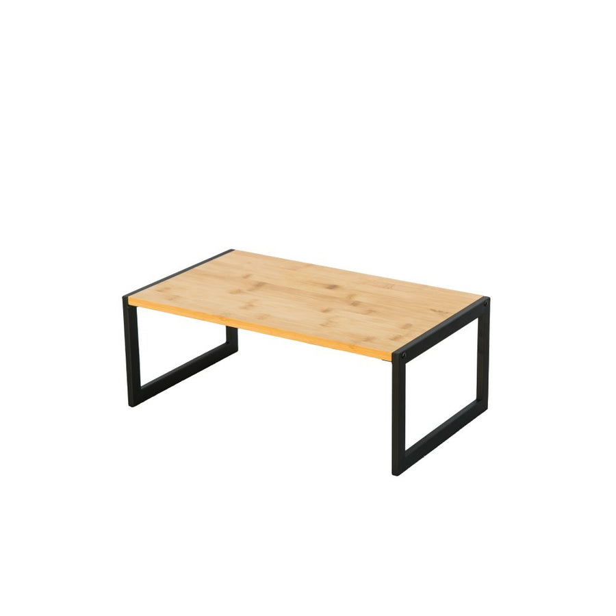 45cm Wide Bamboo Pantry Shelf Matte Black