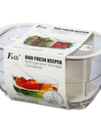4.4L Duo Fresh Fridge Storage Container - KITCHEN - Fridge and Produce - Soko and Co