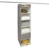 6 Shelf Hanging Wardrobe Organiser Textured Grey - WARDROBE - Storage - Soko and Co