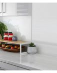 70cm Wide Bamboo Pantry Shelf White - KITCHEN - Shelves and Racks - Soko and Co