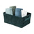 Anela Rectangular Corduroy Storage Basket Emerald Green - HOME STORAGE - Baskets and Totes - Soko and Co