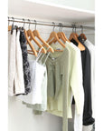 Bamboo Coat Hangers 4 Pack Black - WARDROBE - Clothes Hangers - Soko and Co