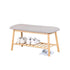 Bamboo Shoe Bench Grey - WARDROBE - Shoe Storage - Soko and Co