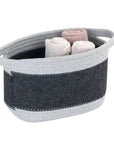 Bea 5L Felt Storage Basket Dark Grey - HOME STORAGE - Baskets and Totes - Soko and Co