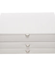 Boutique 2 Drawer Jewellery Box White - WARDROBE - Jewellery Storage - Soko and Co